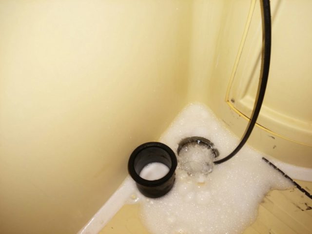 高圧洗浄風呂つまりの写真