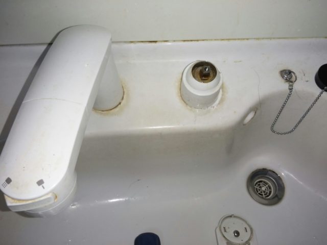 洗面蛇口水漏れ修理