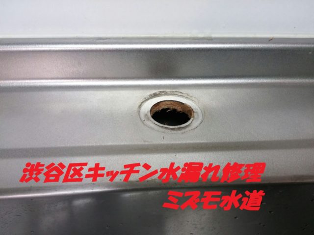 渋谷区キッチンシングルレバー蛇口水漏れ修理