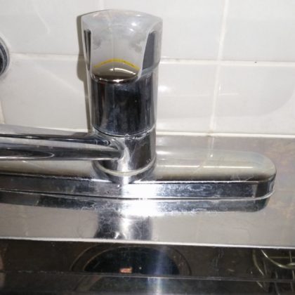 キッチン水栓の写真