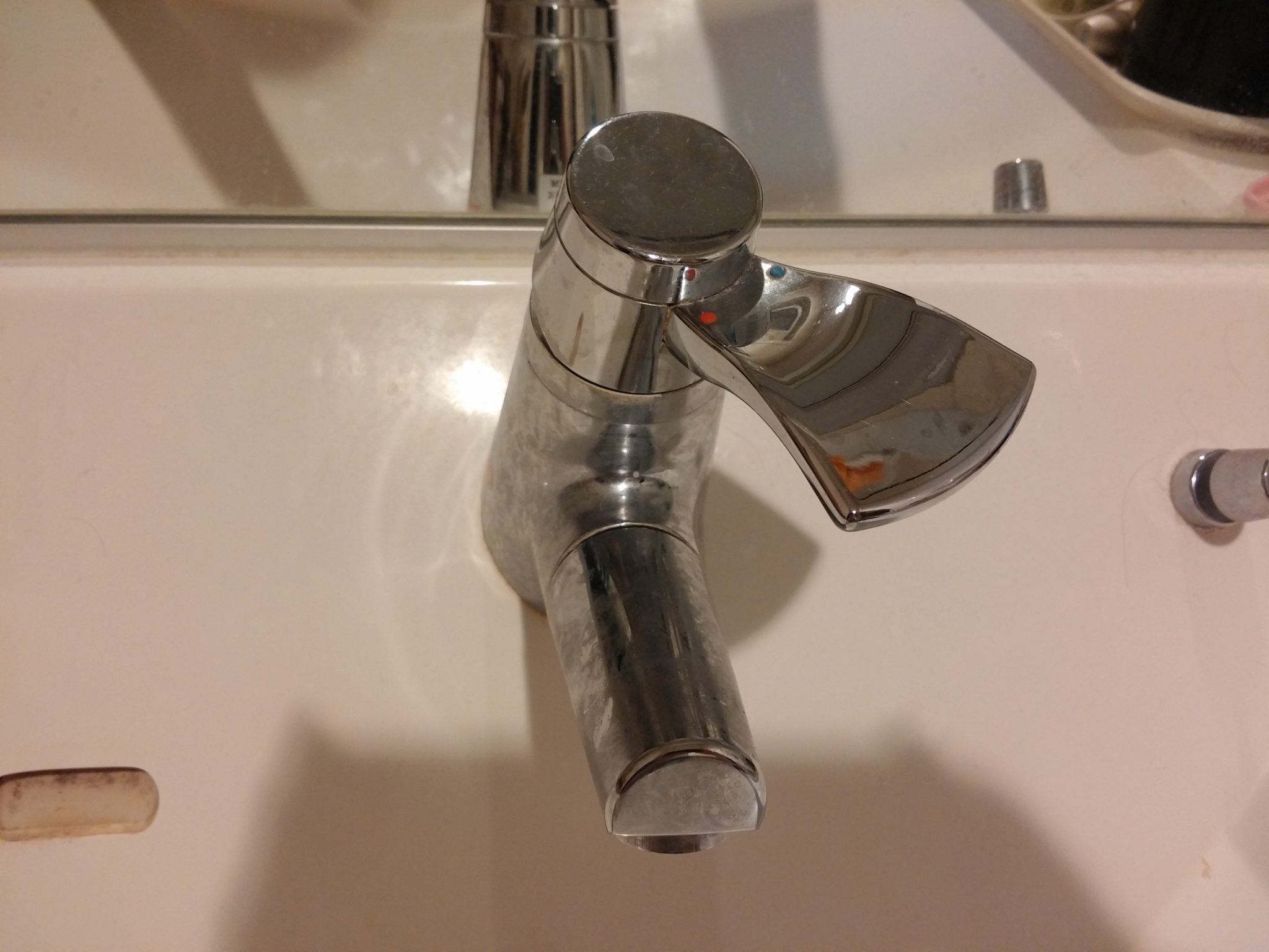 他業者の約半額で出来た洗面蛇口水漏れ交換in川崎市中原区 教えて ミズモ水道