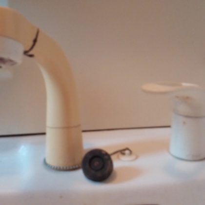 洗面水栓の写真