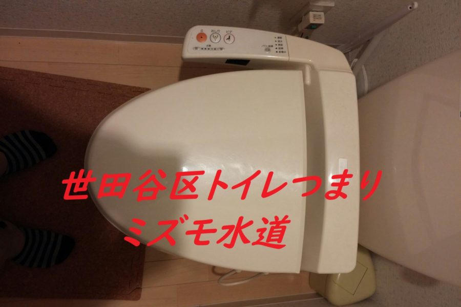 世田谷区トイレつまり修理ミズモ水道