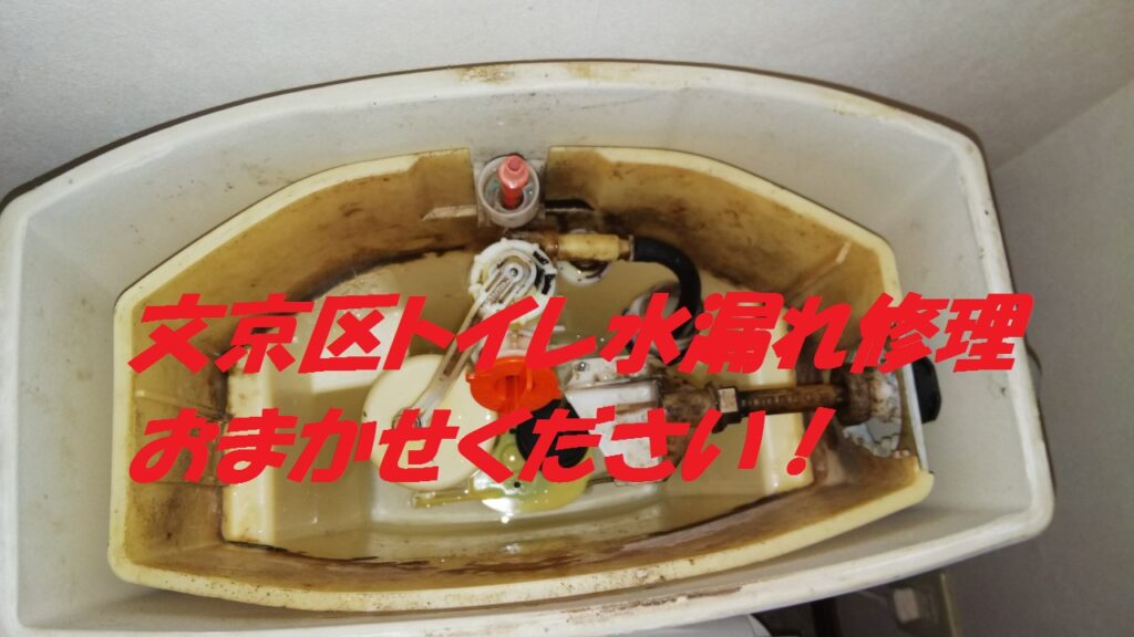 文京区トイレ水漏れ修理