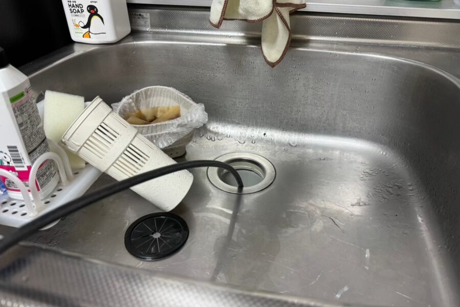 要町キッチン排水詰まり修理