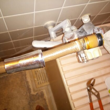 お風呂水漏れ足立区谷在家・谷中