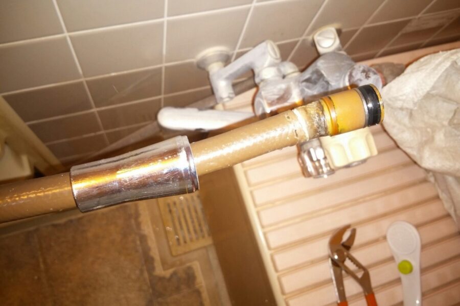 お風呂水漏れ足立区谷在家・谷中