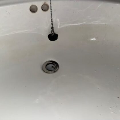 洗面水漏れ修理