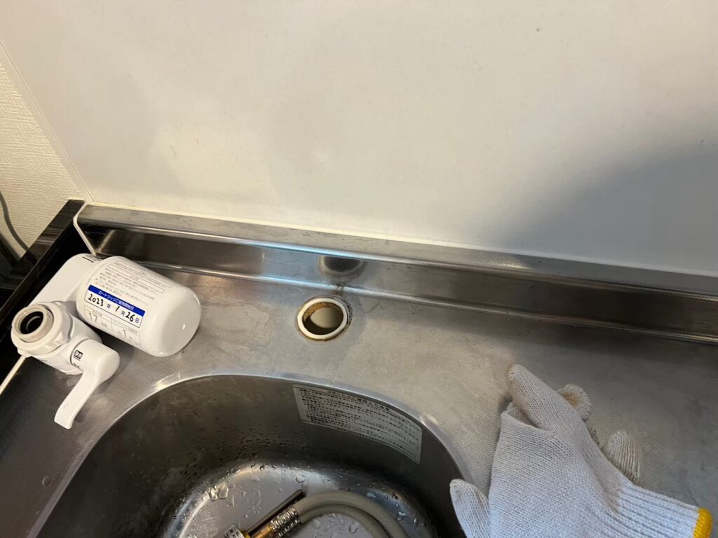 キッチン水漏れ修理​品川区旗の台・広町