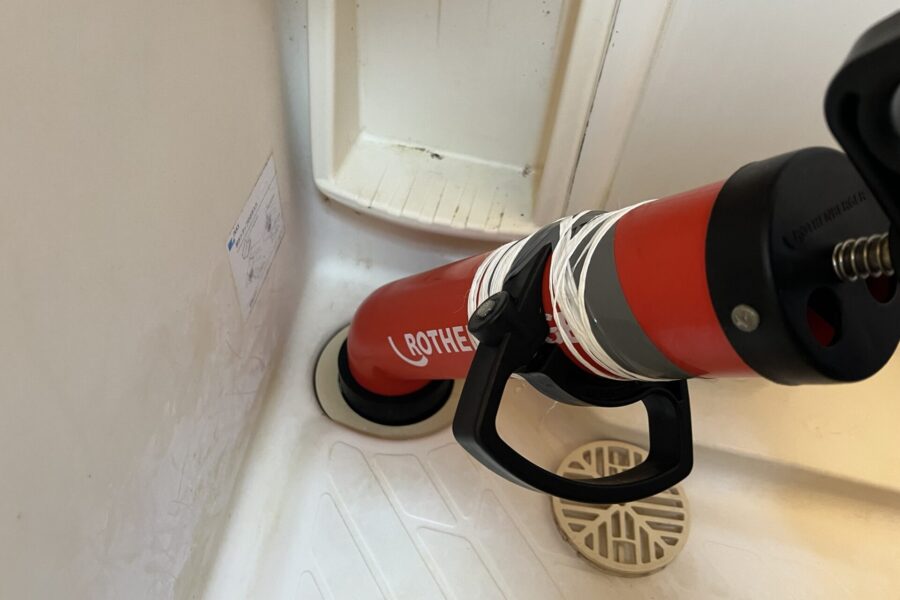 排水流れない流山市青田・大畔