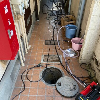 高圧洗浄板橋区清水町、高島平