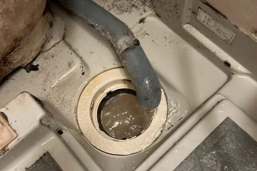 洗濯排水​水漏れ詰まり