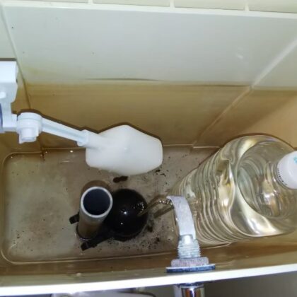 トイレ水漏れ修理の施工例（ミズモ水道）