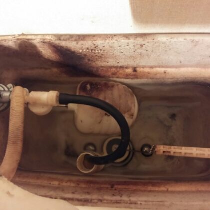 トイレ水漏れ修理の施工例（ミズモ水道）