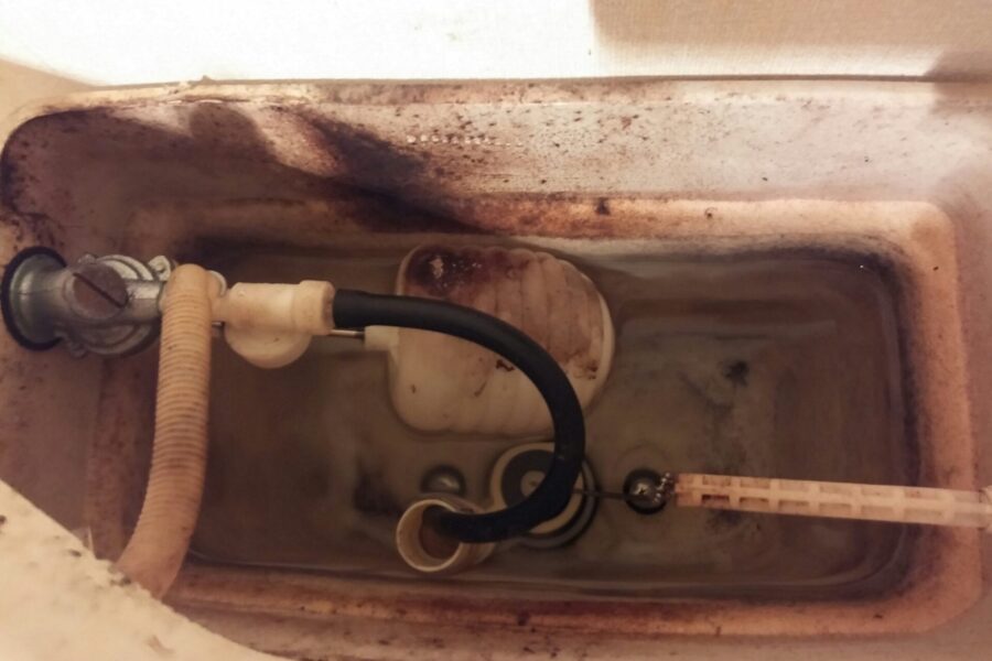 トイレ水漏れ修理の施工例（ミズモ水道）