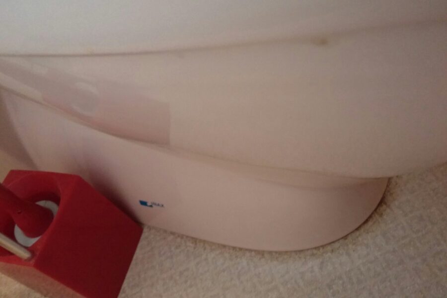 トイレ水漏れ修理の施工例（ミズモ水道）