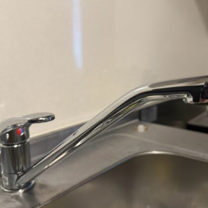 キッチン水漏れ修理の施工例（ミズモ水道）